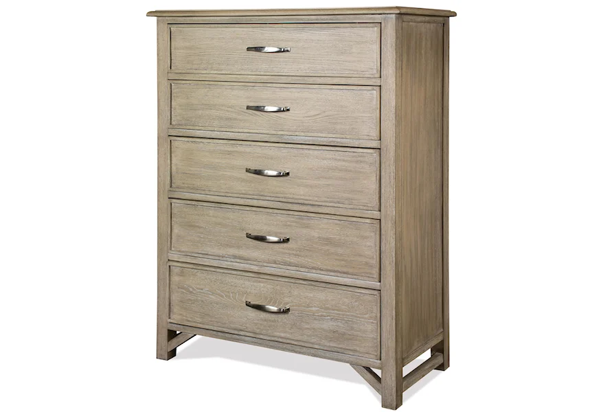 Talford Natural 5-Drawer Chest by Riverside Furniture at Z & R Furniture