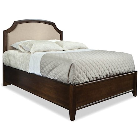 Queen Upholstered Panel Bed