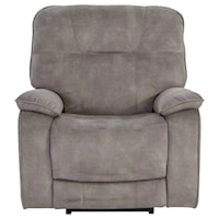 Casual Recliner with No-Gap Footrest