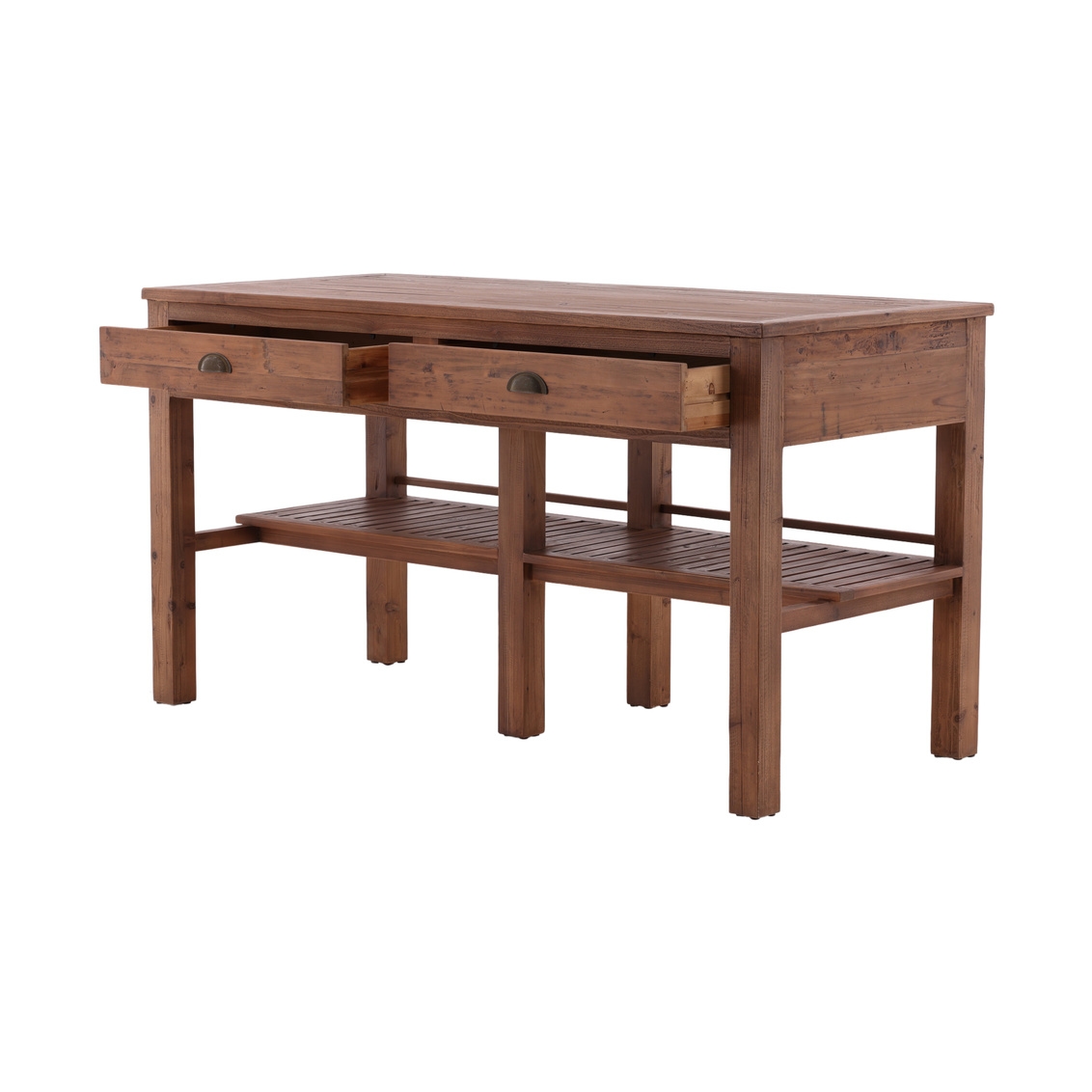 Furniture Classics Starling 2 Pass-Through Drawer Kitchen Island