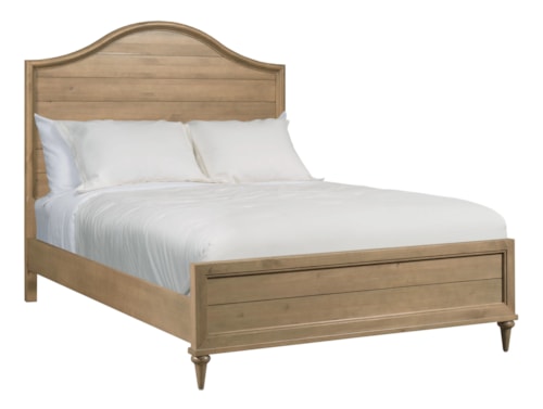 Traditional Queen Arched Panel Bed