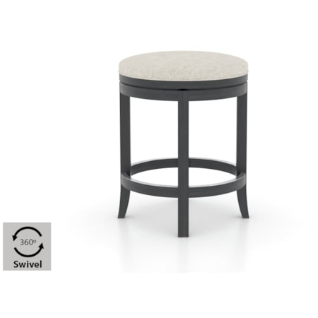 Customizable Swivel Counter Stool