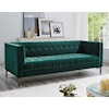 Prime Isaac Green Velvet Sofa