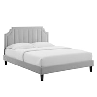 Performance Velvet Twin Platform Bed