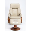 Progressive Furniture Montreal Recliner and Ottoman