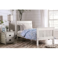 Rustic Twin Panel Bed