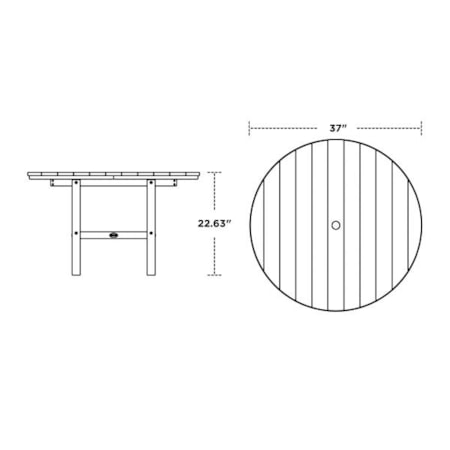 Kids 37&quot; Dining Table