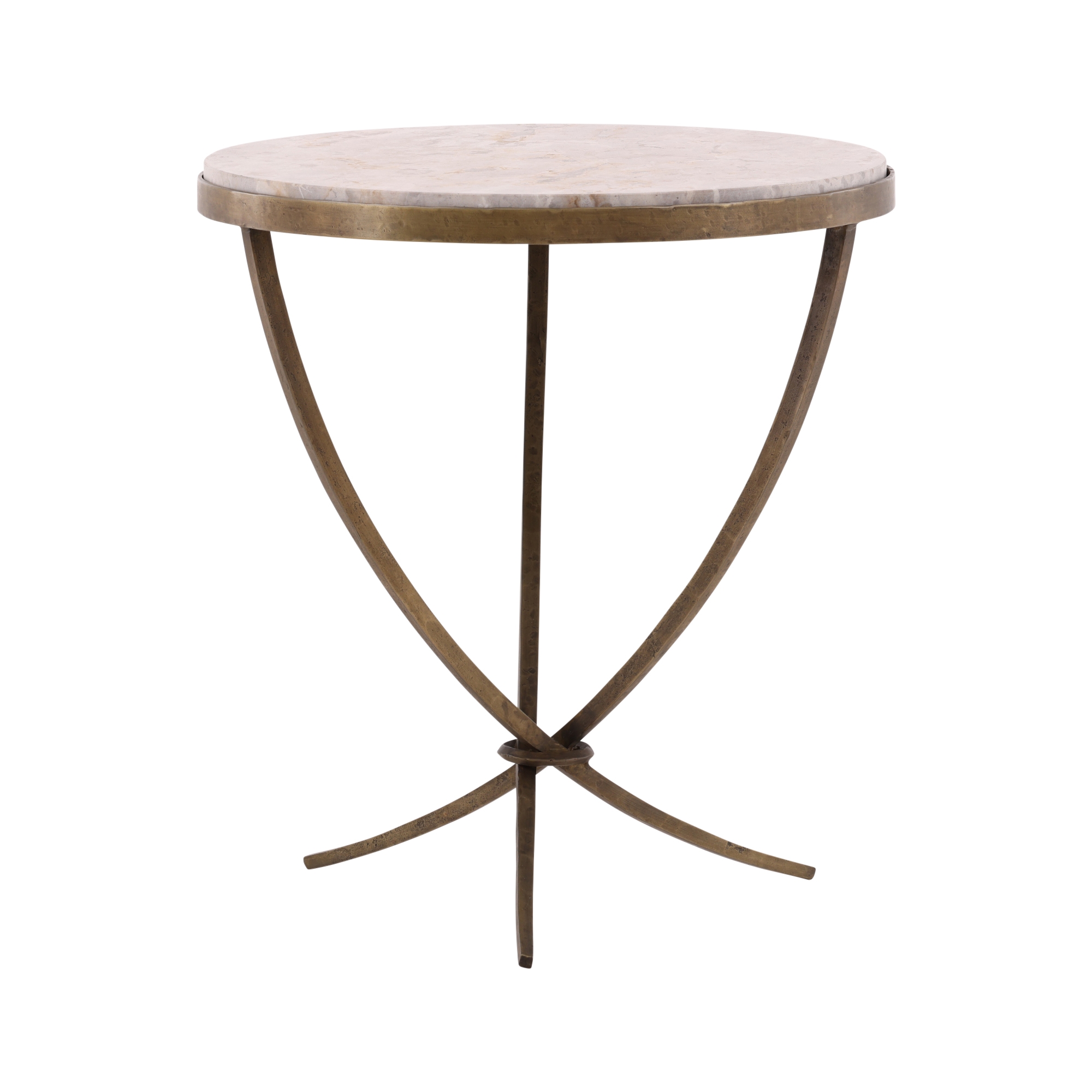 Furniture Classics Furniture Classics Round Side Table with Marble Top