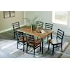 Benchcraft Blondon Dining Table And 6 Chairs (Set Of 7)