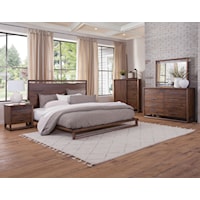 Rustic King Bedroom Group with Gentleman's Chest