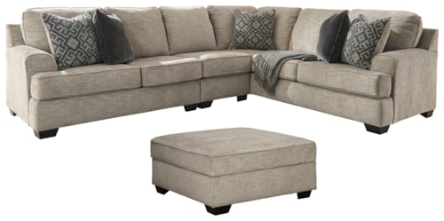 3-Piece Sectional With Ottoman