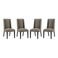 Dining Chair Fabric Set of 4