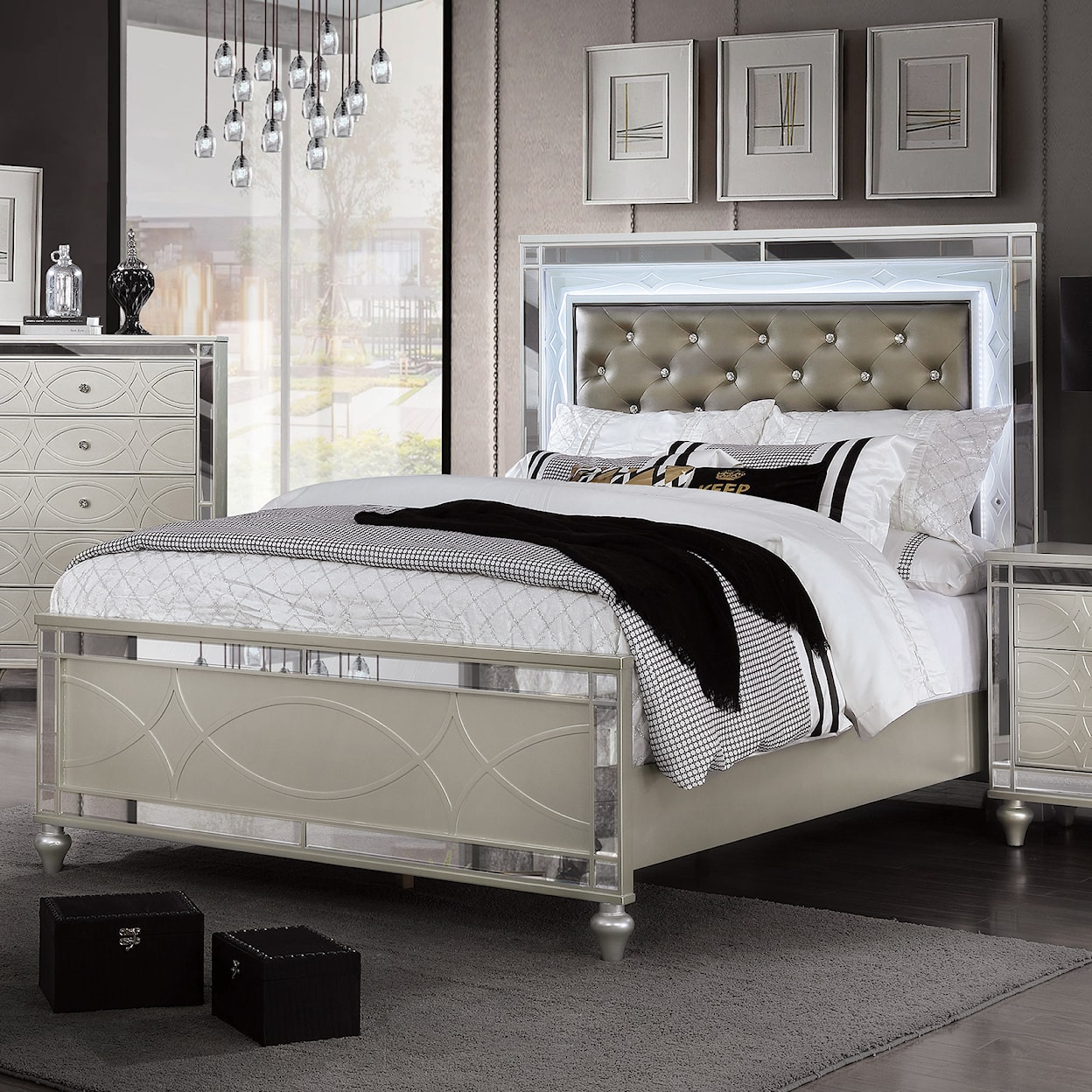 Furniture of America Manar Queen Bed