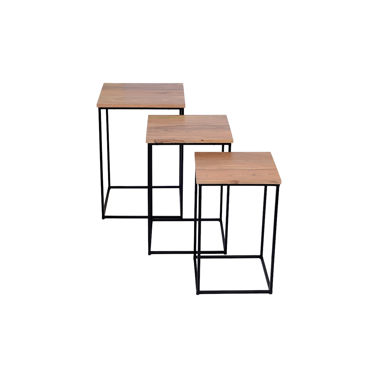 Jofran Global Archive Brody Nesting Tables - 3 Piece Set