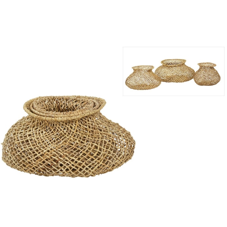 Dovetail Furniture Accessories Basket Set of 3