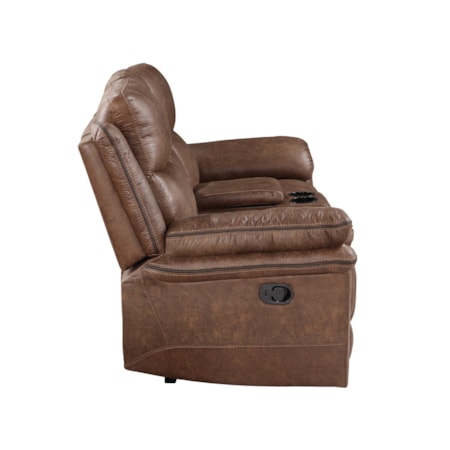 Dual Reclining Console Loveseat