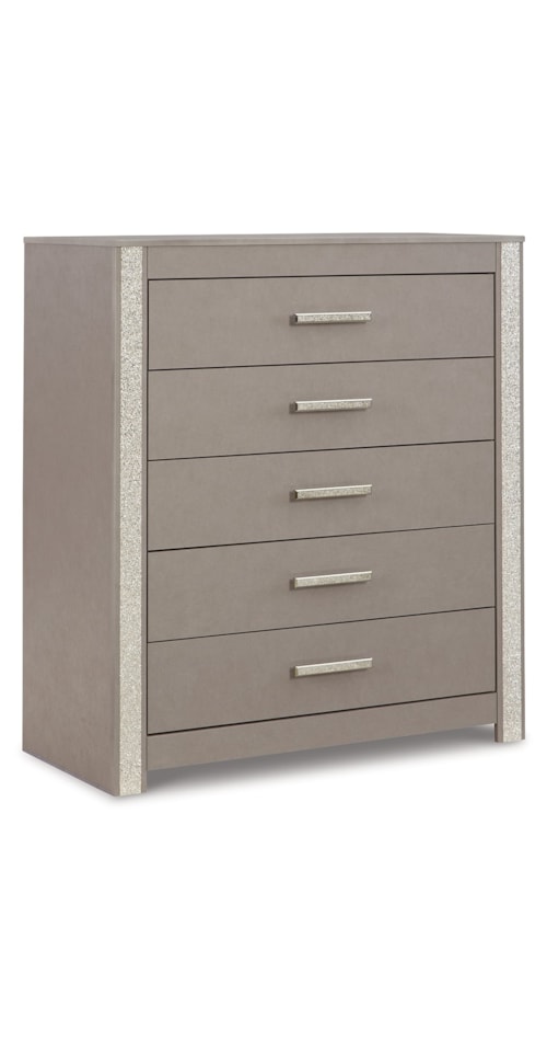 Contemporary 5-Drawer Bedroom Chest