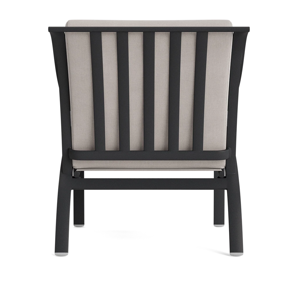 Cushioned Slope-Arm Lounge Chair