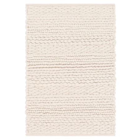 Clifton Ivory Hand Woven 5 X 8 Rug