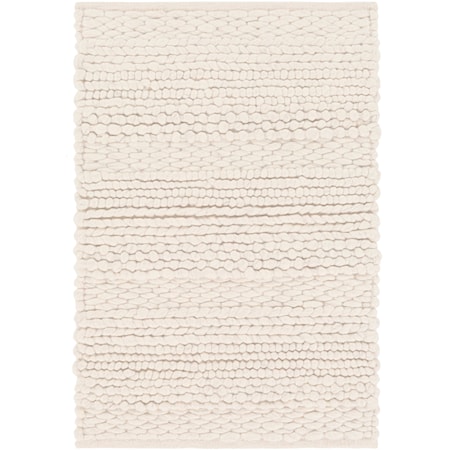 Clifton Ivory Hand Woven 5 X 8 Rug