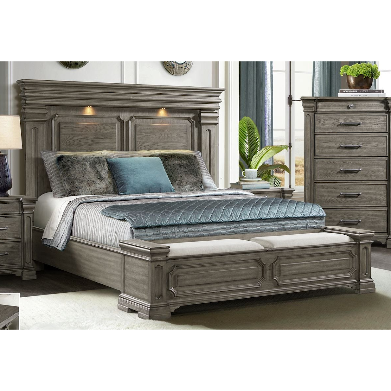 Elements Kings Court King Storage Bed