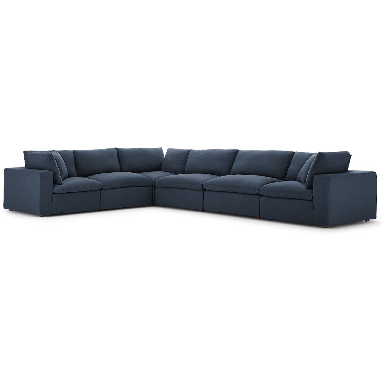 Modway Commix 6 Piece Sectional Sofa Set