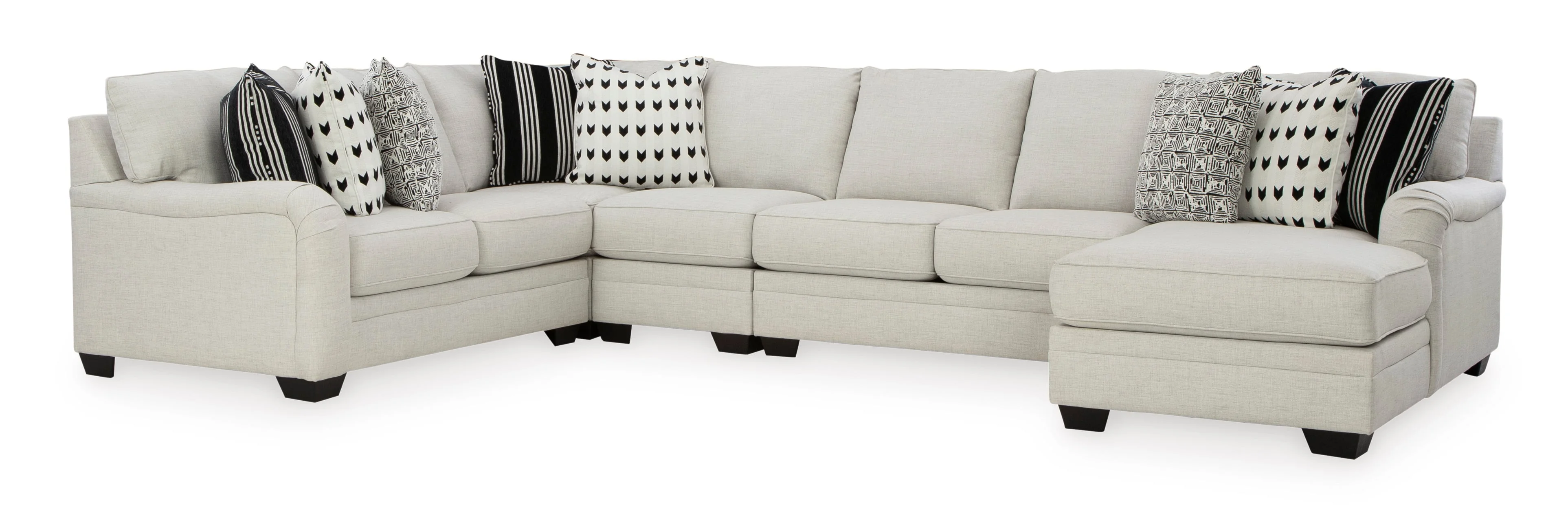 Kensington Grey Back Cushion for Sofa and sectional modular pieces