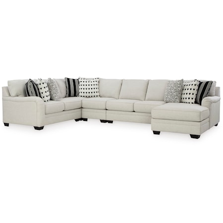 5-Piece Sectional with Chaise