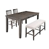 Jofran Willow Creek Ext Counter Height Table