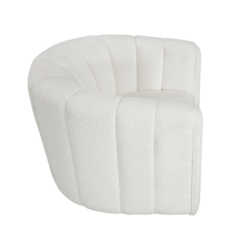 Homelegance Hasley Swivel Chair with Ottoman