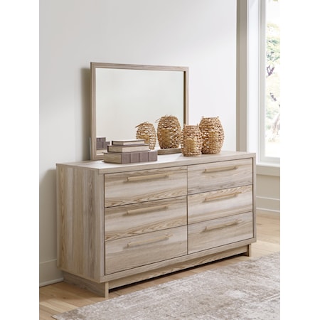 Dresser with Landscape Mirror