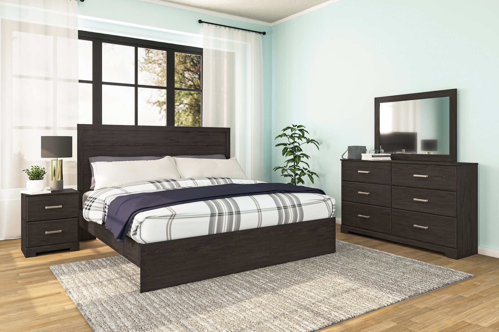 Signature Design by Ashley Belachime 2pc King Panel Bedroom Set