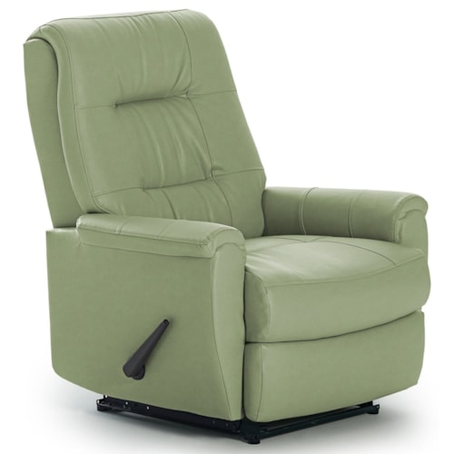Felicia Rocker Recliner with Button-Tufted Back