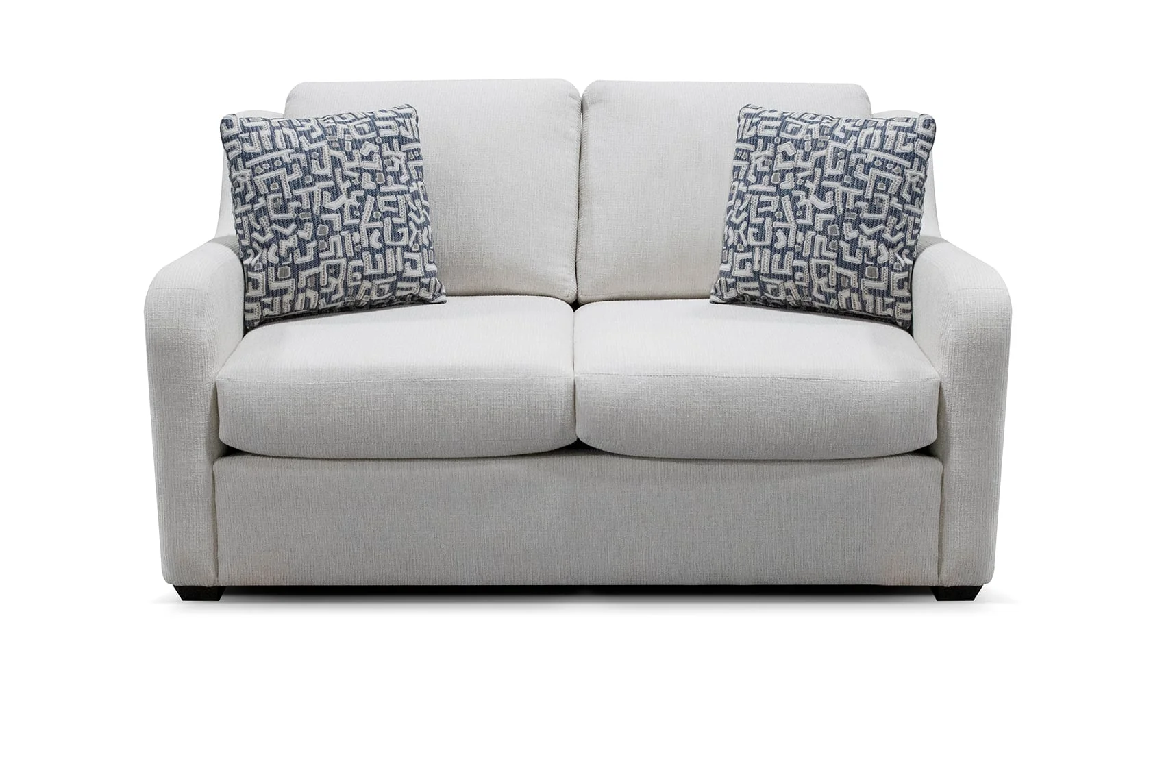 Dimensions 4650 Series 4656 8959 Transitional Loveseat with Slope Arms