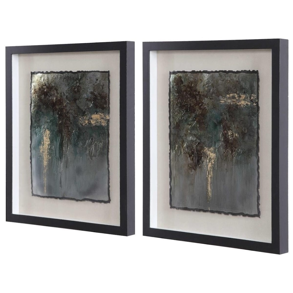 Uttermost Framed Prints Rustic Patina Framed Prints, Set/2