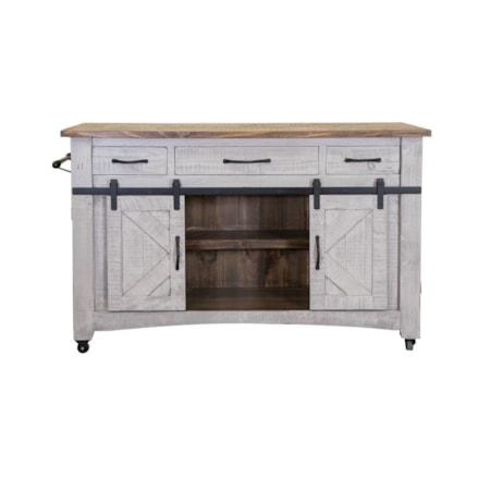 3-Drawer Kitchen Island