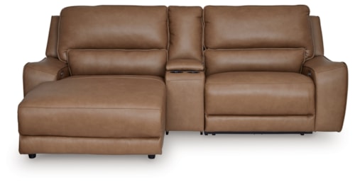 3-Piece Power Reclining Sectional With Chaise