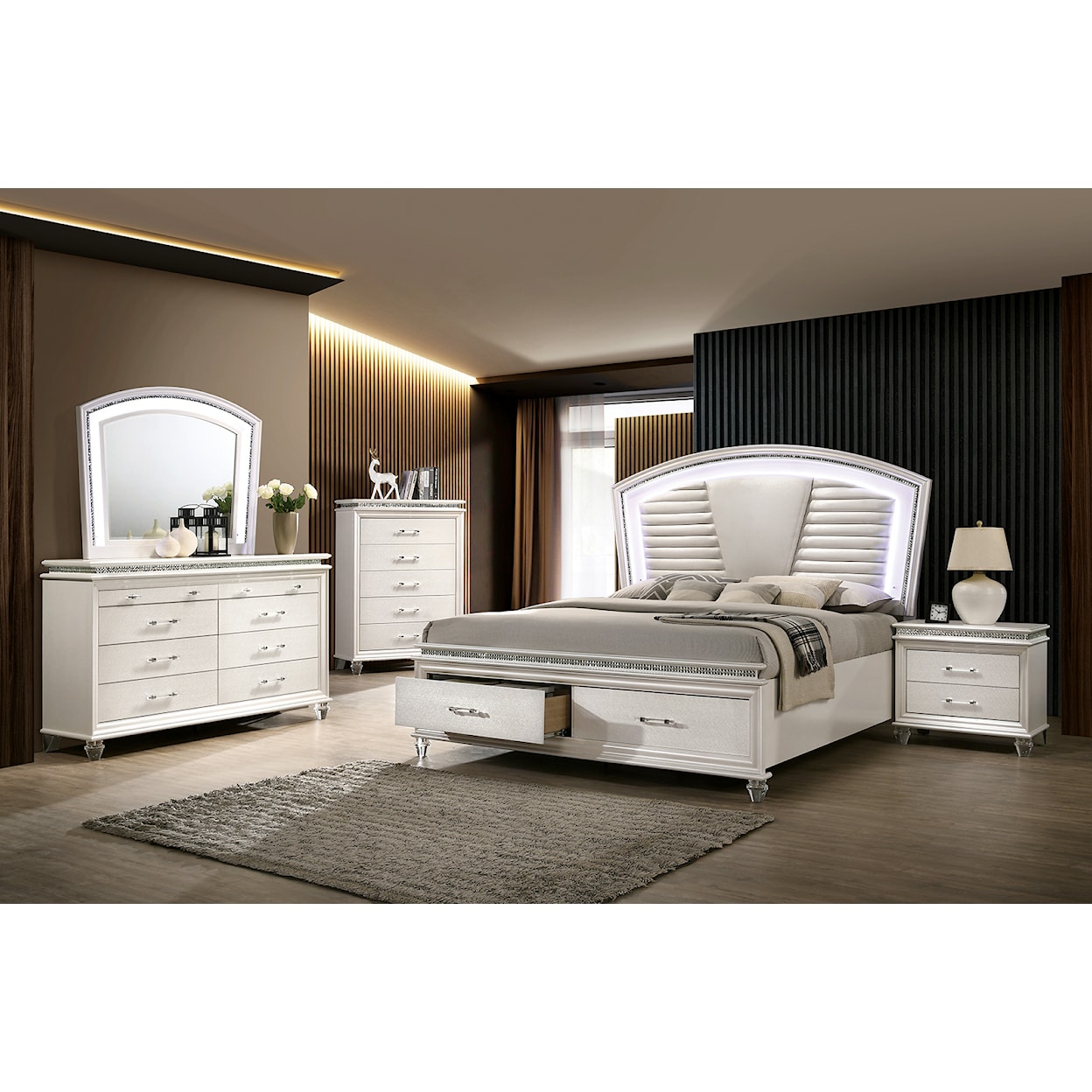Furniture of America - FOA Maddie King Bed
