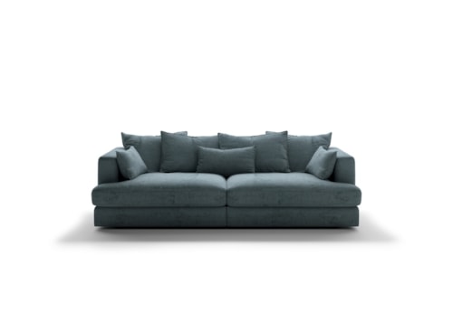 Contemporary Oversized Track-Arm Twin Daybed Sofa