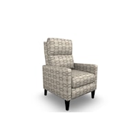 Contemporary Small Scale Push Back Recliner