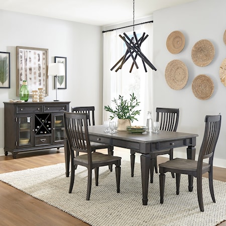 5-Piece Rectangular Table Set