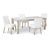 Signature Design by Ashley Wendora Table and 4 Chair Dining Set