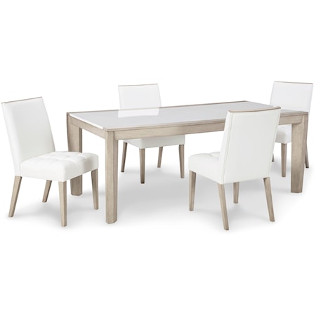 Table and 4 Chair Dining Set