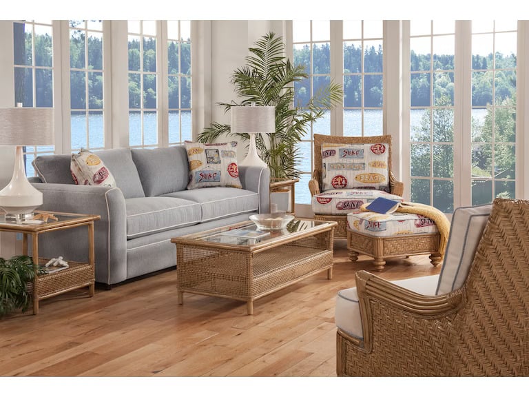 Braxton Culler Bridgeport Queen Sleeper Sofa with Wood Legs