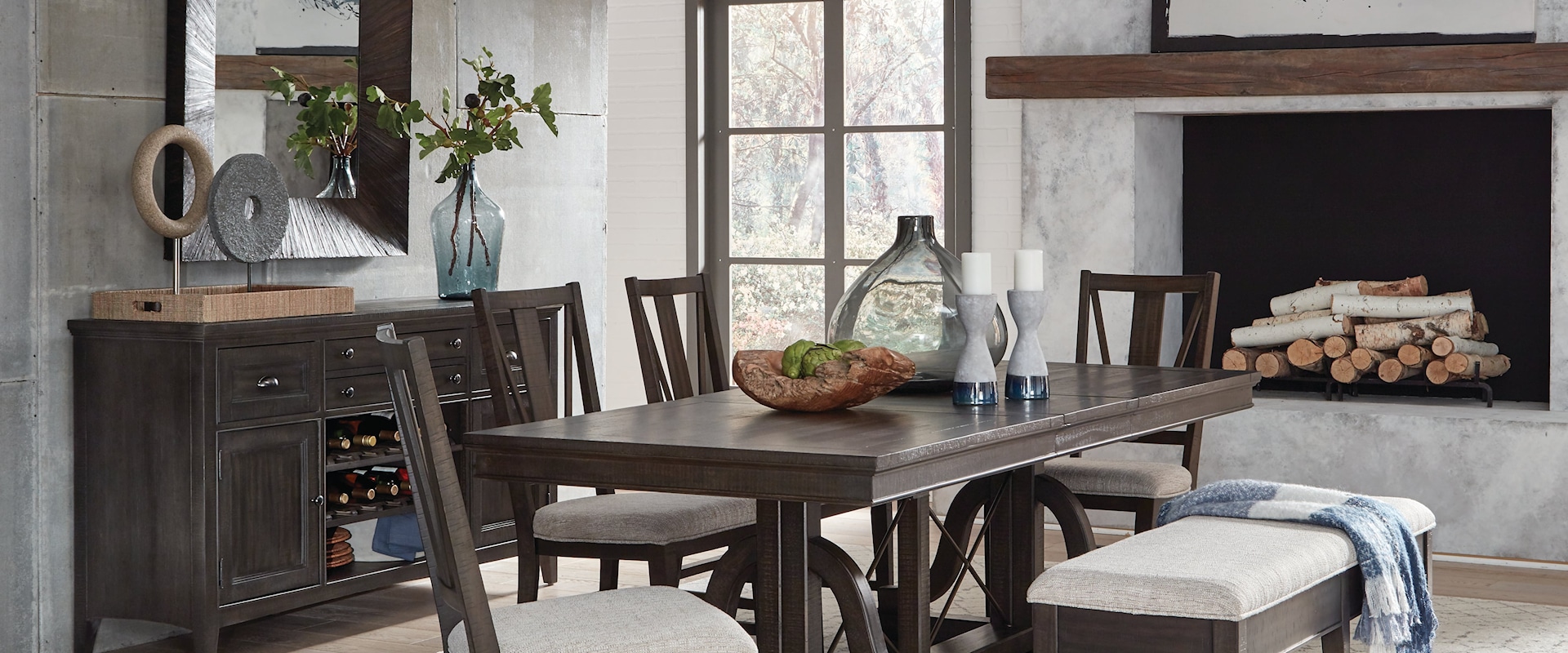 6-Piece Dining Set w/ Bench