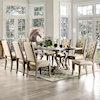 Furniture of America Patience 9 Pc. Dining Table Set