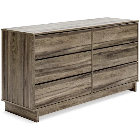 Casual 6-Drawer Dresser