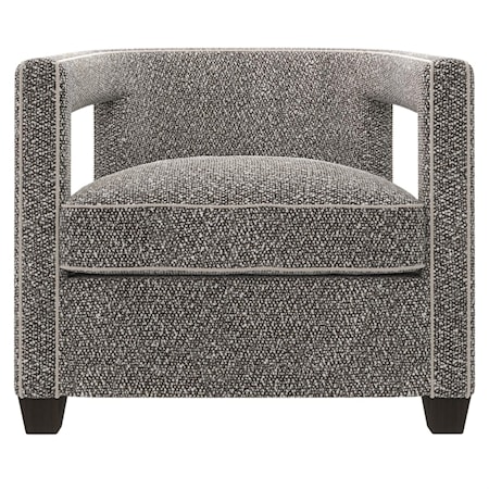 Contemporary Chair with Nailheads