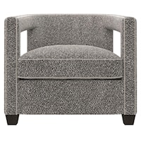 Contemporary Chair with Nailheads