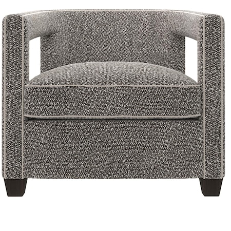 Contemporary Chair with Nailheads